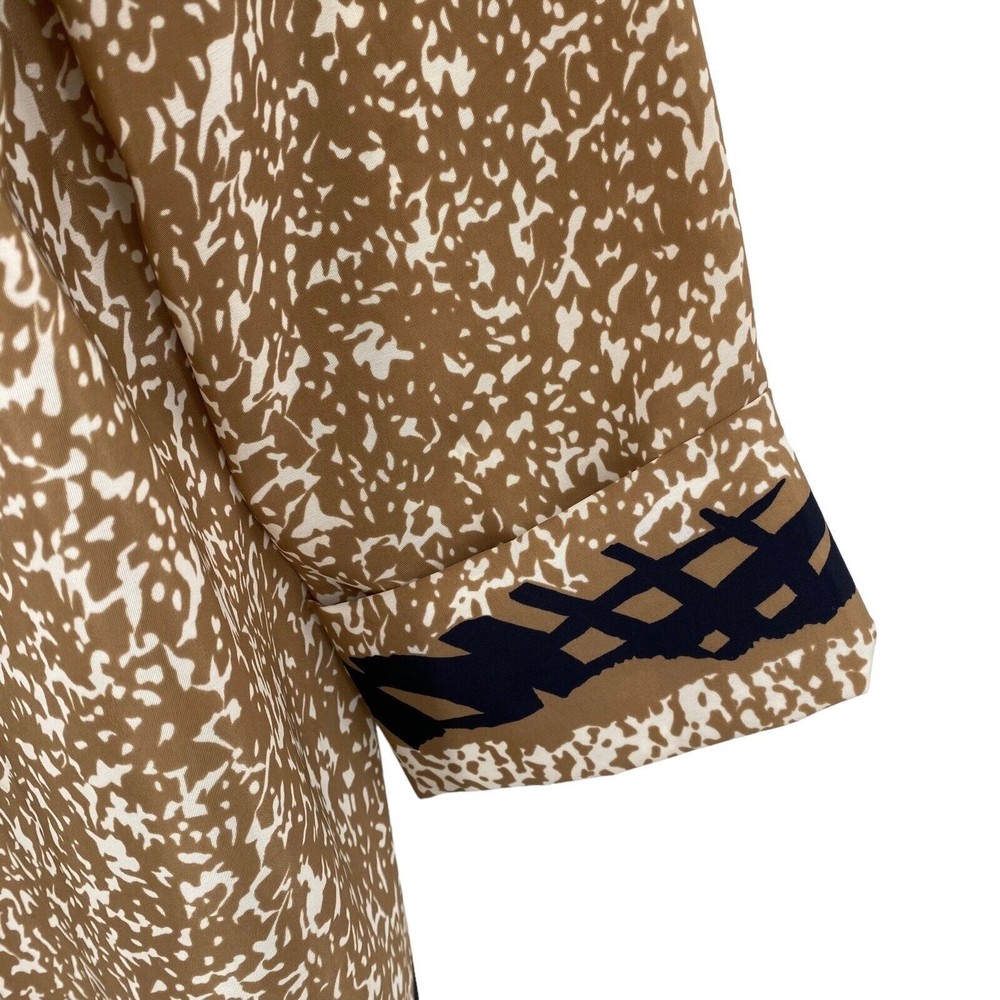 Vintage Lady Carol NY Boho Kimono Cardigan Mixed Print Shoulder Pads Womens 10 - Picture 3 of 6